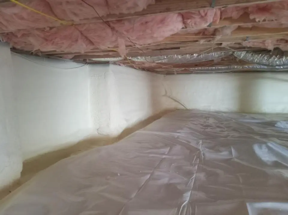 Crawl space encapsulation with closed-cell spray foam for Attic Insulation in Gun Barrel City